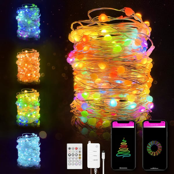 Upgraded Christmas LED String Lights