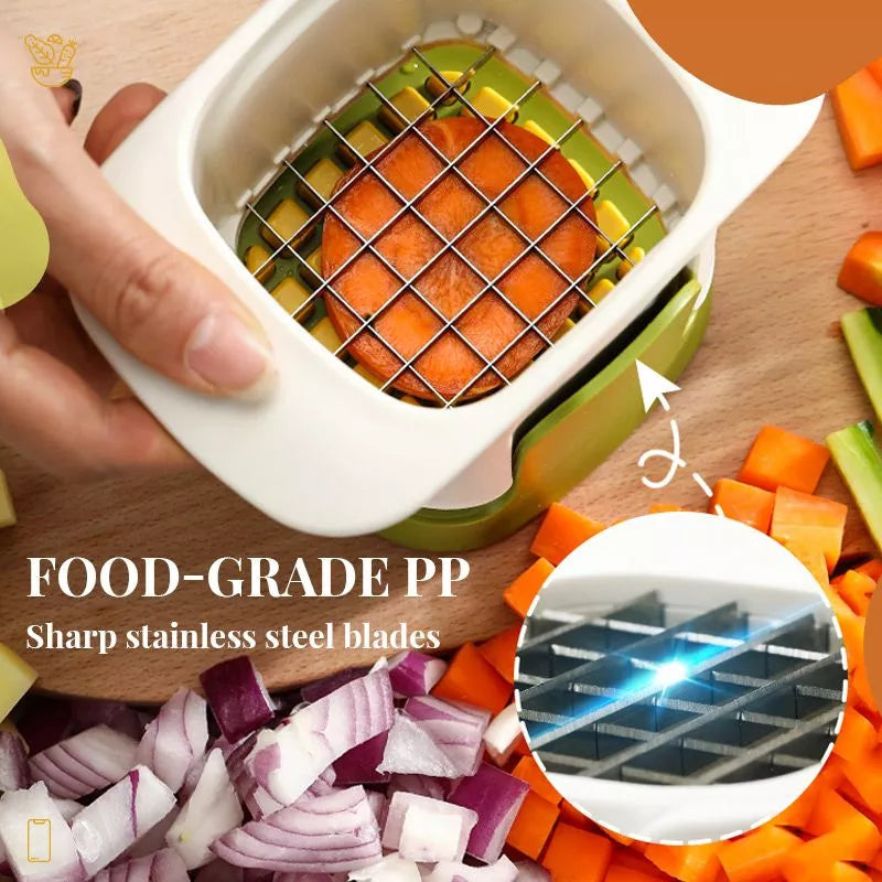 Mini kitchen hand press vegetable cutter