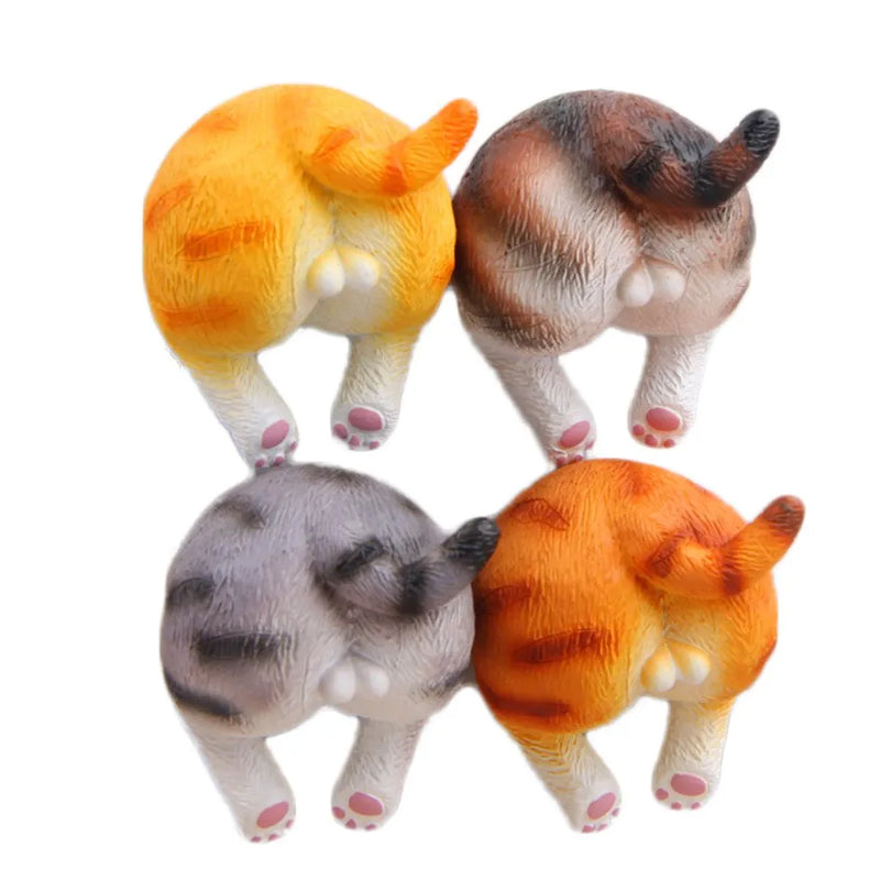 Cute Cat Butt Refrigerator Magnets