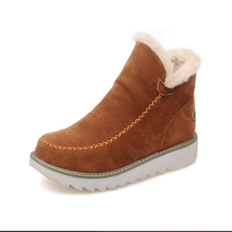 Winter Flat Heeled Platform Snow Boots