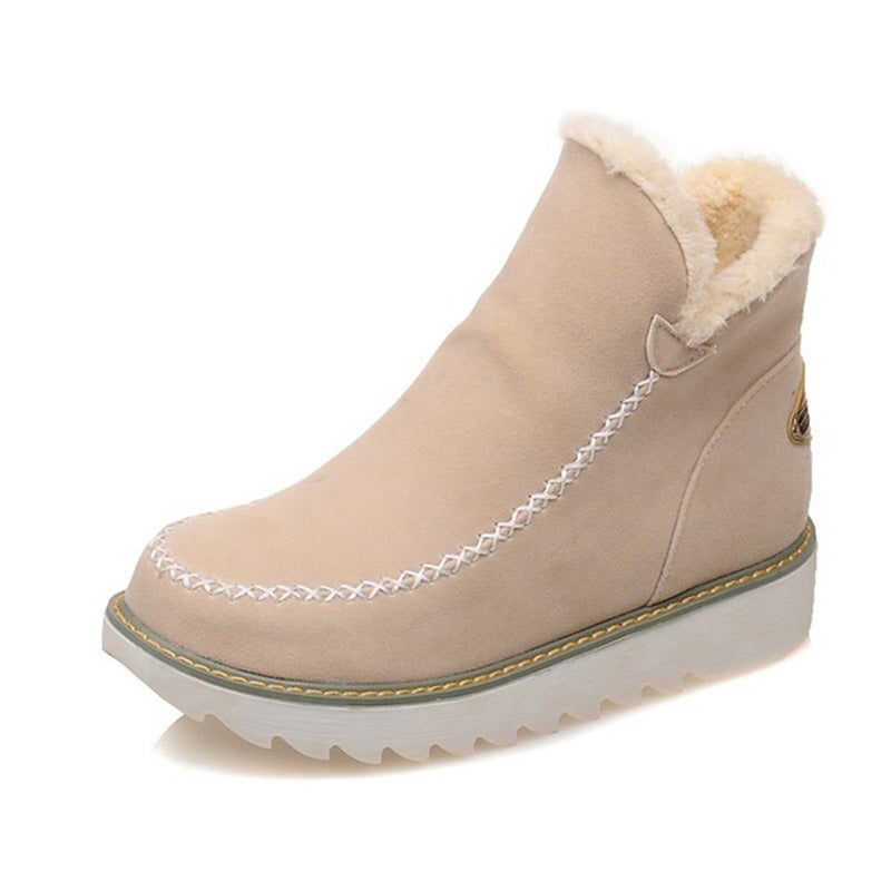 Winter Flat Heeled Platform Snow Boots